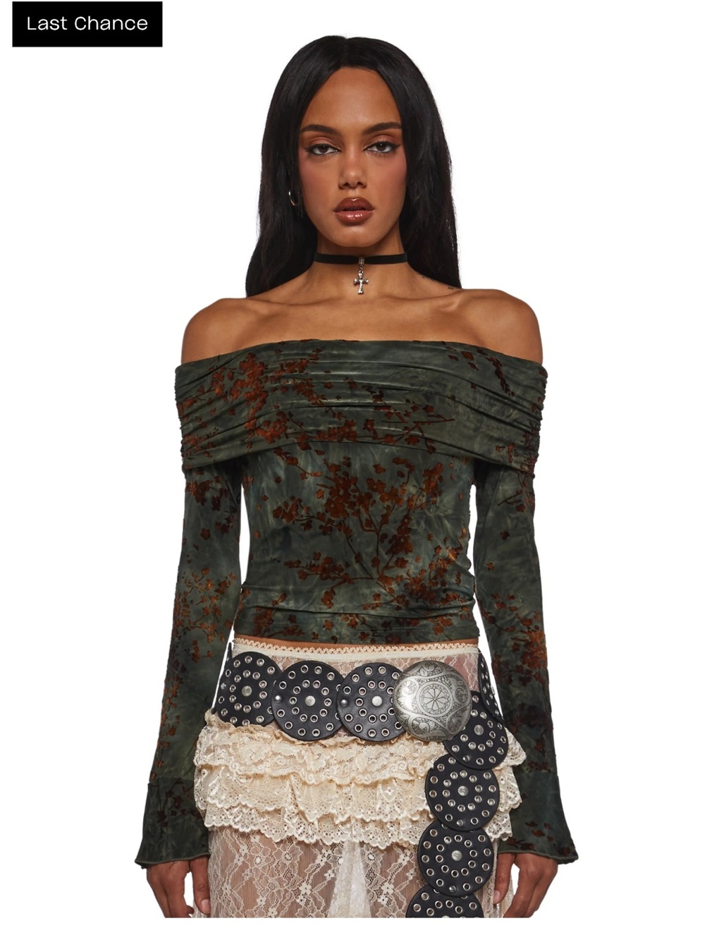 Dolls Kill Current Mood Unrivaled Charm top medium